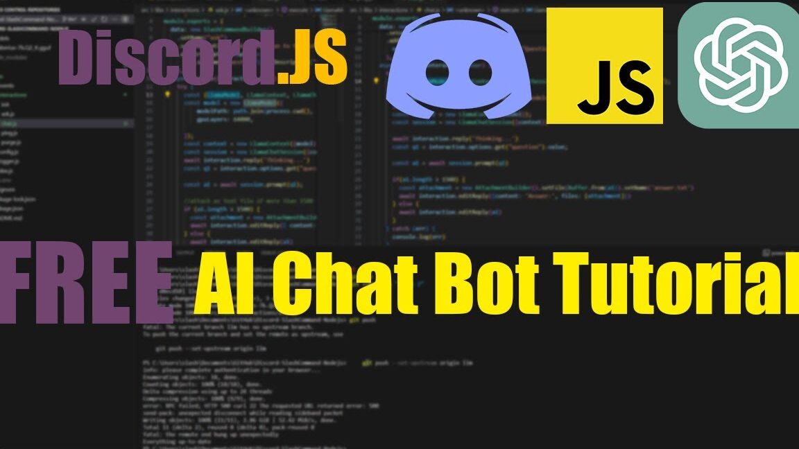 ChatGPT：Discord Bot作成＆デプロイ！discord.js & ChatGPT API & fly.io