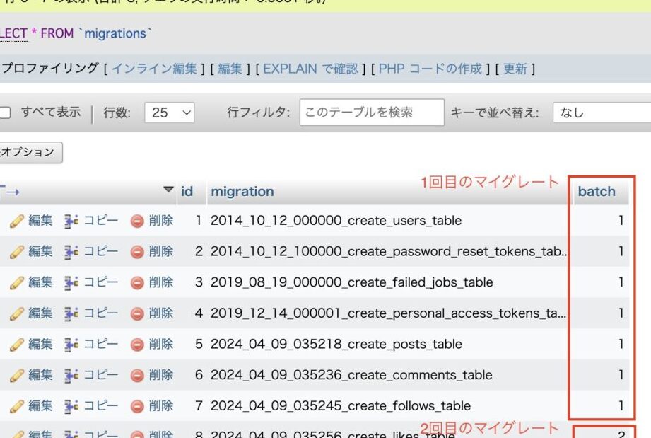 Laravel:マイグレーションでDB構造を管理!変更も楽々