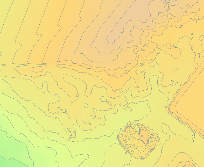 QGISで滑らかな等高線を作成！地図表現をレベルアップ