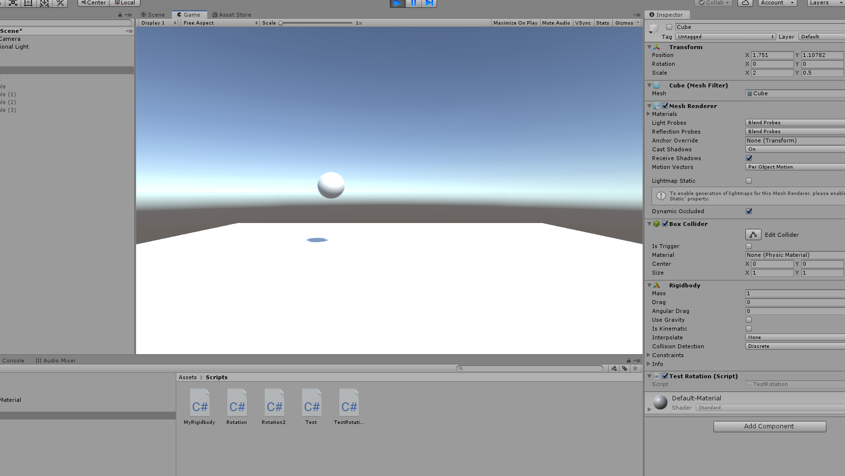 Unity：オブジェクトの落下速度を上げる方法！物理演算