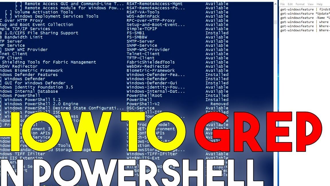 Windows PowerShellでgrepコマンドを使う方法【実例付き】